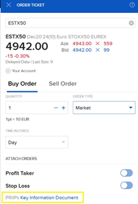 The order ticket in portal. 
